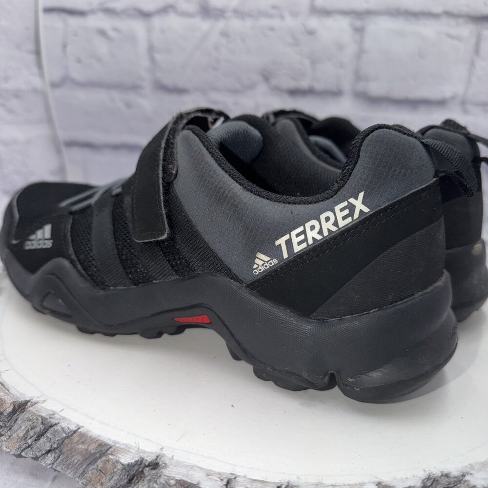Adidas Terrex AX2R CF K Boys Size 5 Hiking Shoes (BB1930) Black / Gray - Picture 4 of 10